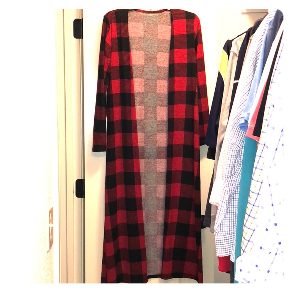 Buffalo Plaid duster